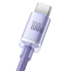  Kabel przewód do szybkiego ładowania i transferu danych USB USB-C 100W 1.2m fioletowy - zdj. dodatkowe 8