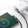  Kabel przewód kątowy z bocznym wtykiem USB-C na USB-C Quick Charge 1m - szary - zdj. dodatkowe 5
