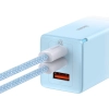  Szybka ładowarka sieciowa GaN 2x USB-C / USB 65W QC PD - niebieski - zdj. dodatkowe 7