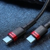  Cafule nylonowy kabel przewód USB-C Power Delivery 2.0 100W 20V 5A 2m szary - zdj. dodatkowe 10