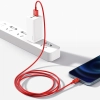  Superior kabel przewód do Iphone USB - Lightning 2.4A 1m czerwony - zdj. dodatkowe 10