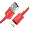  Superior kabel przewód do Iphone USB - Lightning 2.4A 1m czerwony - zdj. dodatkowe 1
