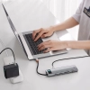  Wielofunkcyjny HUB replikator portów USB-C Metal Gleam 11w1 szary - zdj. dodatkowe 7