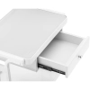  Wózek stolik kosmetyczny fryzjerski 1 szuflada 3 półki 55 x 45 x 96 cm - biały - zdj. dodatkowe 3