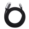  Kabel przewód przejściówka HDMI - USB-C 4K 60Hz 1.5m czarno-szary - zdj. dodatkowe 8