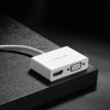  Przejściówka adapter konwerter video USB-C - HDMI VGA biały - zdj. dodatkowe 2