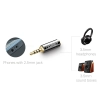  Przejściówka wtyczka Adapter audio jack 2.5mm męski do jack 3.5mm żeński czarny - zdj. dodatkowe 6