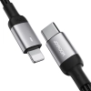  Kabel przewód do iPhone USB-C - Lightning A10 Series 20W 1.2m czarny - zdj. dodatkowe 5