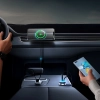  Ładowarka indukcyjna do samochodu na kratkę MagSafe 15W USB 25W czarna - zdj. dodatkowe 1