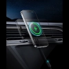  Ładowarka indukcyjna do samochodu na kratkę MagSafe 15W USB 25W czarna - zdj. dodatkowe 7