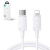  Kabel przewód do iPhone USB-C - Lightning 20W 1.2m biały - zdj. dodatkowe 1