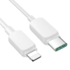  Kabel przewód do iPhone USB-C - Lightning 20W 1.2m biały - zdj. dodatkowe 2