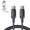  Kabel przewód USB-C - USB-C 100W 1.2m czarny - zdj. dodatkowe 2