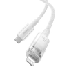  Kabel przewód w oplocie do iPhone Explorer Series USB-C - Lightning 20W 1m biały - zdj. dodatkowe 7