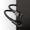  Kabel przewód USB-C szybkie ładowanie Power Delivery PD QC 100W 5A 1m czarny - zdj. dodatkowe 9