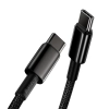  Kabel przewód USB-C szybkie ładowanie Power Delivery PD QC 100W 5A 1m czarny - zdj. dodatkowe 3