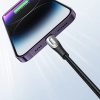  Kabel przewód do iPhone Star-Light Series USB-C - Lightning 30W 1.2m czarny - zdj. dodatkowe 1