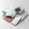  Pancerne etui pokrowiec z żelową ramką iPhone 12 mini Fusion Design różowo-zielony - zdj. dodatkowe 4