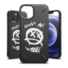  Wytrzymałe etui pokrowiec iPhone 13 mini Onyx Design Graffiti czarny - zdj. dodatkowe 1