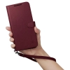  Etui z portfelem i kieszonka na kartę Galaxy S23+ Wallet S Plus burgundowe - zdj. dodatkowe 5