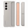  Etui silikonowe do Samsung Galaxy Z Fold 5 z podstawką i paskiem beżowy - zdj. dodatkowe 2