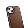  Etui pokryte naturalną skórą do iPhone 14 Leather Oil Wax ciemny brąz - zdj. dodatkowe 4