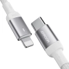  Kabel przewód USB-C - Lightning ze wskaźnikiem LED 20W A10 Series 1.2 m biały - zdj. dodatkowe 7
