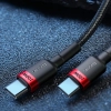  Nylonowy mocny kabel przewód USB-C PD 100W 20V 5A 2m czarny - zdj. dodatkowe 10