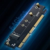  Karta rozszerzeń adapter PCIe 4.0 x16 do M.2 NVMe M-Key czarna - zdj. dodatkowe 2