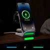  4w1 Stacja ładująca ładowarka indukcyjna Choetech T608 15W biała - zdj. dodatkowe 8