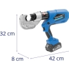  Zaciskarka prasa do kabli akumulatorowa 16-400 mm2 120 kN - zdj. dodatkowe 6