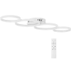 Lampa sufitowa nowoczesna LED z pilotem - 4 białe okręgi - zdj. dodatkowe 1