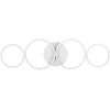  Lampa sufitowa nowoczesna LED z pilotem - 4 białe okręgi - zdj. dodatkowe 3