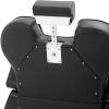  Fotel fryzjerski barberski z podnóżkiem EAVES - czarny - zdj. dodatkowe 3