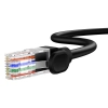  Kabel przewód sieciowy Ethernet Cat 5 RJ-45 1000Mb/s skrętka 3m czarny - zdj. dodatkowe 3