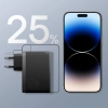  Ładowarka sieciowa PRO 160W GaN GaN5 2x USB-C / USB-A + kabel USB-C czarny - zdj. dodatkowe 9