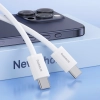  Kabel przewód USB-C 30W PD 480Mb/s Superior Series ll 2m biały - zdj. dodatkowe 6