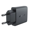  Mała płaska ładowarka sieciowa GaN PD 30W USB-A USB-C czarna - zdj. dodatkowe 2