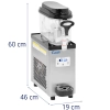 Granitor maszyna do napojów slush sorbetów LED 6 l 320 W - zdj. dodatkowe 7