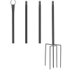  Słup do oświetlenia lamp roślin dekoracji ogrodowych - zestaw 4 szt. - zdj. dodatkowe 4