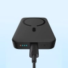  Mini powerbank 10000mAh z ładowaniem indukcyjnym MagSafe 15W PD QC 20W czarny - zdj. dodatkowe 10