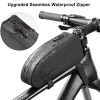  Twarda wodoodporna torba rowerowa na ramę poj. 1.6L czarna - zdj. dodatkowe 1