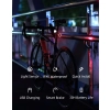  Lampa rowerowa tylna czerwona system STOP cztery tryby pracy - zdj. dodatkowe 6
