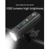  Lampka rowerowa przednia 1000lm 5 trybów pracy latarka wodoodporna USB - zdj. dodatkowe 9
