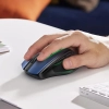  Precyzyjna mysz bezprzewodowa USB 2.4GHz Bluetooth 5.0 optyczna 4000 DPI niebieska - zdj. dodatkowe 8