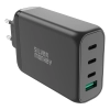  Ładowarka sieciowa GaN 130W 3x USB-C PD 1x USB-A 3.0 QC czarna - zdj. dodatkowe 1