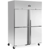  Szafa chłodnicza lodówka gastronomiczna na kółkach 4 drzwi 2-8C 1160 l - zdj. dodatkowe 1