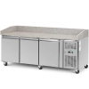  Stół chłodniczy do pizzy 3 komory na kółkach 560 l 202 x 80 x 100 cm - zdj. dodatkowe 1