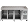  Stół chłodniczy do pizzy 3 komory na kółkach 560 l 202 x 80 x 100 cm - zdj. dodatkowe 6