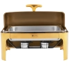  Podgrzewacz do potraw bufetowy na pastę GN 1/1 9 l - złoty - zdj. dodatkowe 4
